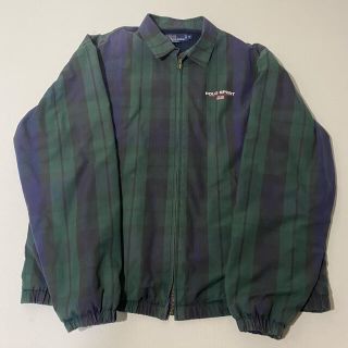 ポロラルフローレン(POLO RALPH LAUREN)のpolo sport ジャケット　ポロ ブラックウォッチ　ポロスポーツ　90s(ナイロンジャケット)