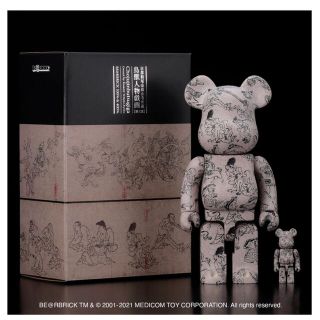 メディコムトイ(MEDICOM TOY)のBE@RBRICK 鳥獣人物戯画 第弍集 100% & 400%(その他)