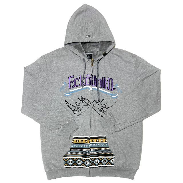 Ecko Unltd エコーアンリミテッド ファー ジップアップパーカー XXL