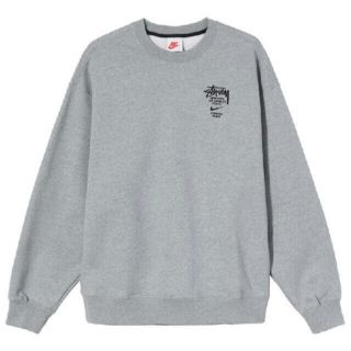 ステューシー(STUSSY)のXS STUSSY NIKE NRG ZR CREW FLEECE grey(スウェット)