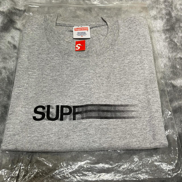 Tシャツ/カットソー(半袖/袖なし)Supreme 16SS Motion Logo Tee グレー