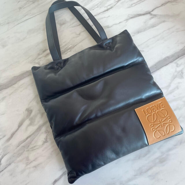 残り１【新品】LOEWE ロエべ ユニセックス アナグラムロゴ トートバッグ 黒