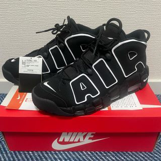 ナイキ(NIKE)のNIKE AIR MORE UPTEMPO BLACK/WHITE (2020)(スニーカー)