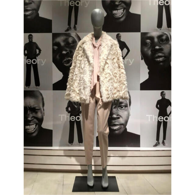 Theory 18aw フェイクファーコート | aluminiopotiguar.com.br
