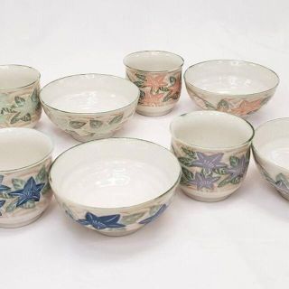 美濃焼　雅東窯　お茶碗　湯呑　4客セット　和食器セット　生活雑貨　EJ-2(食器)