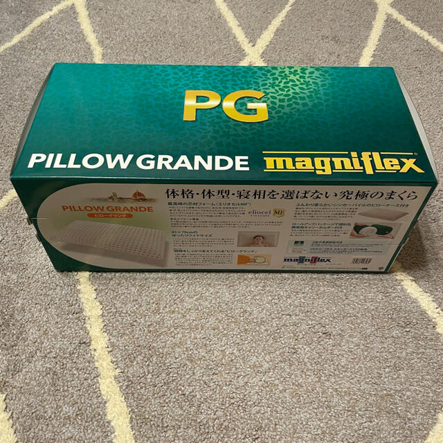 magniflex(マニフレックス)のピロー グランデ マニフレックス　PILLOW GRANDE  美品 インテリア/住まい/日用品の寝具(枕)の商品写真