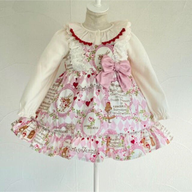 シャーリーテンプル アリス刺繍ワンピース - ワンピース シャーリーテンプル アリス刺繍ワンピース - ワンピース