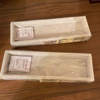 ムジルシリョウヒン(MUJI (無印良品))の無印良品MUJIベロア内箱仕切2個セットアクセサリーケース(小物入れ)