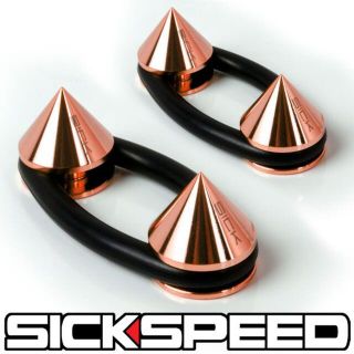 シックスピード　スパイク　バンパー　クイックリリース　ローズゴールド　ピンク(汎用パーツ)