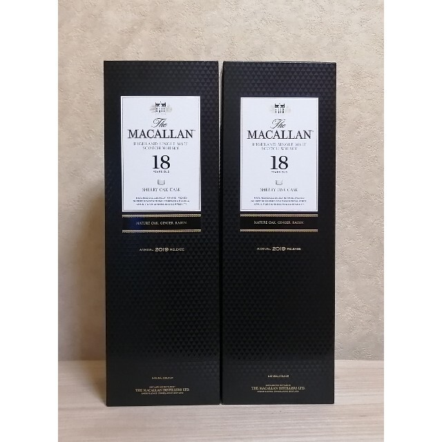 【2本】MACALLAN　マッカラン18年　2019