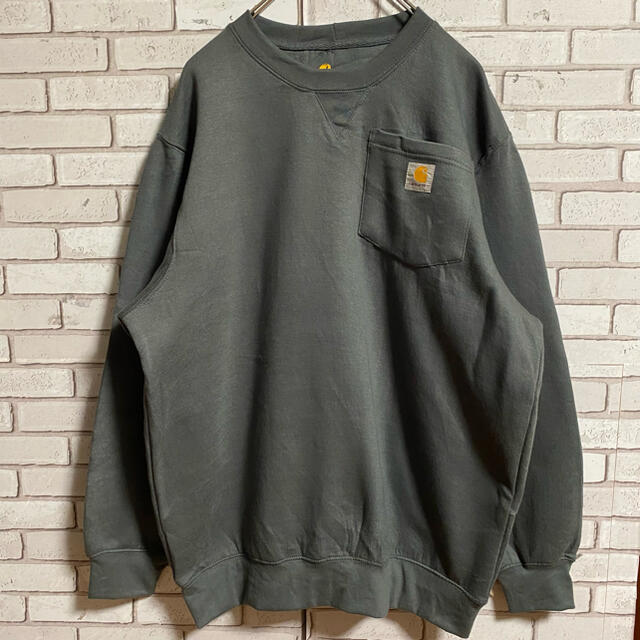 carhartt(カーハート)の90s カーハート  XL ポケット デッドストック ビッグシルエット ロゴタグ メンズのトップス(スウェット)の商品写真