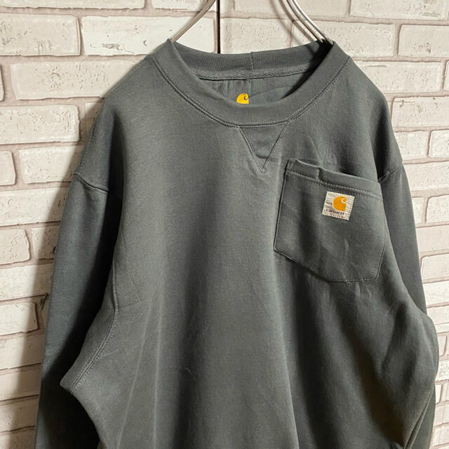 carhartt(カーハート)の90s カーハート  XL ポケット デッドストック ビッグシルエット ロゴタグ メンズのトップス(スウェット)の商品写真