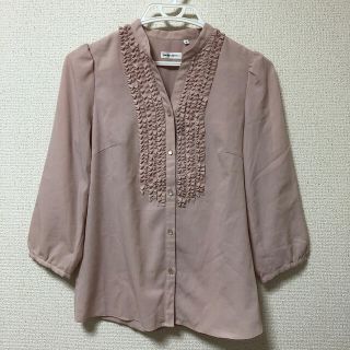 スーツカンパニー(THE SUIT COMPANY)のスーツカンパニー  フリルシャツ  サイズ38(シャツ/ブラウス(長袖/七分))