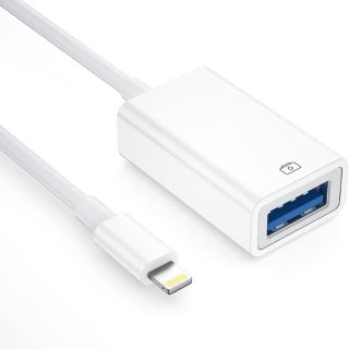 Lightning USB3.0 変換アダプタ OTGカメラアダプタ(変圧器/アダプター)