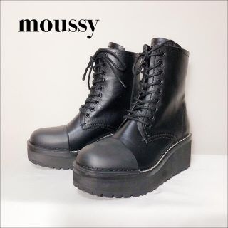 マウジー(moussy)のmoussy ラバートゥーレースアップ ブーツ＊SLY ジーナシス エモダ(ブーツ)