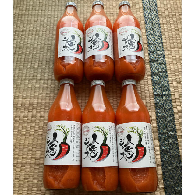 出口崇仁農園さんのにんじんジュース6本入りとにんじんジャムセット食品/飲料/酒