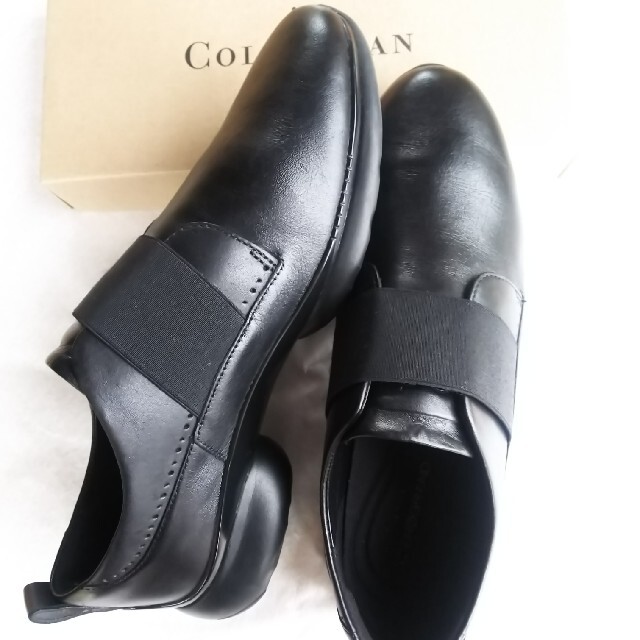 Cole Haan(コールハーン)のレザースニーカー ／コールハーン／黒・美品 レディースの靴/シューズ(スニーカー)の商品写真