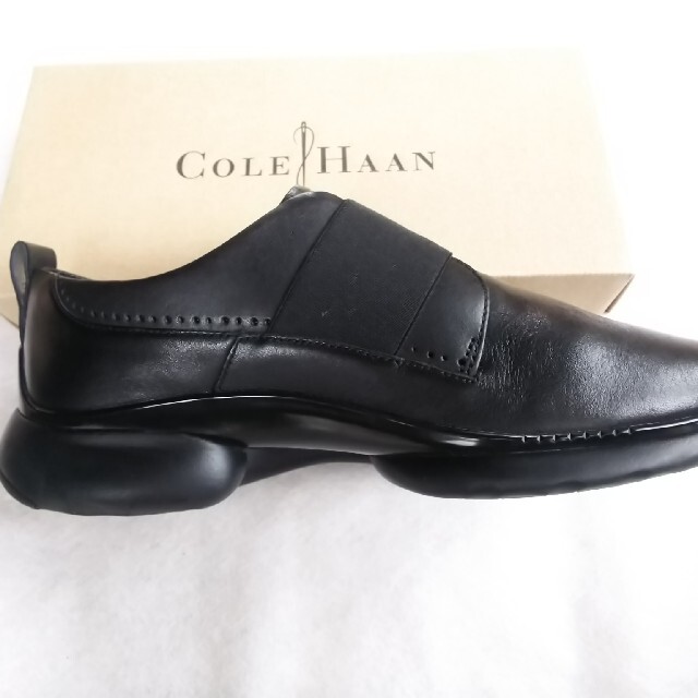 Cole Haan(コールハーン)のレザースニーカー ／コールハーン／黒・美品 レディースの靴/シューズ(スニーカー)の商品写真