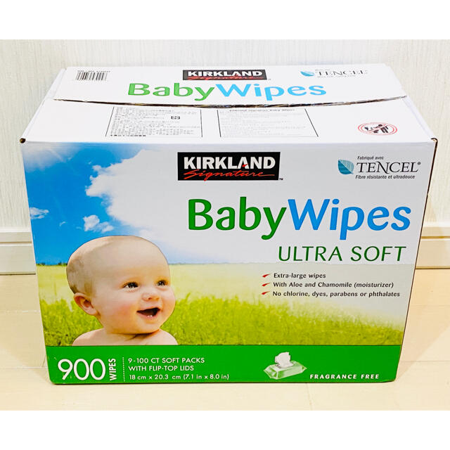 コストコ(コストコ)のコストコ baby wipes おしりふき ベビーワイプ　1箱　当日発送 キッズ/ベビー/マタニティのおむつ/トイレ用品(ベビーおしりふき)の商品写真