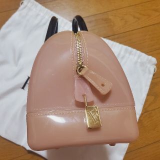 【美品】FURLA フルラ　キャンディーバッグ　エナメル