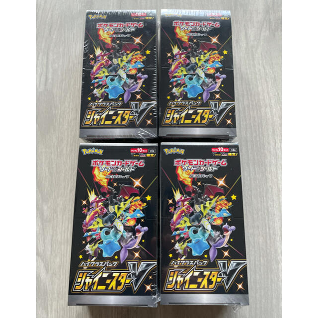 新品☆ポケモンカード ハイクラスパック シャイニースター 4BOX