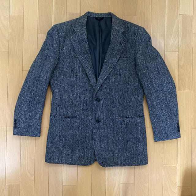 日本製　Harris Tweed ハリスツイード ウール テーラードジャケット