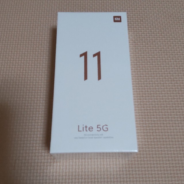 人気大割引 11 Mi 【未開封新品】XIAOMI - ANDROID Lite Green Mint 5G スマートフォン本体