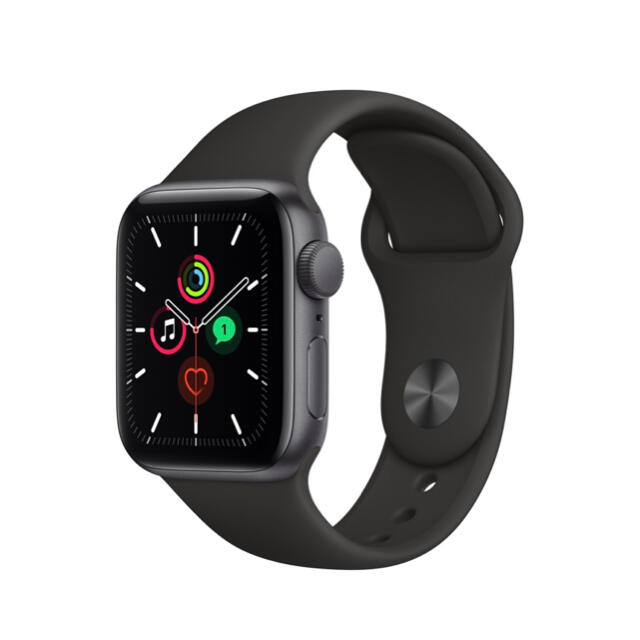 Apple Watch スペースグレイアルミニウムケースとスポーツバンド