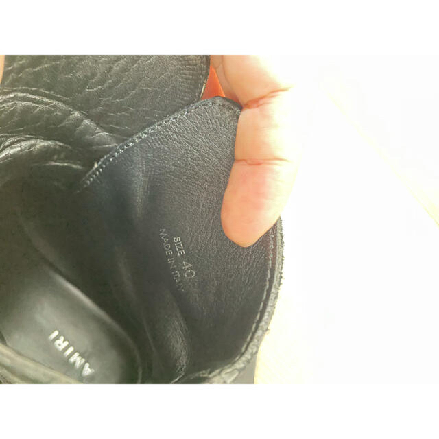 Saint Laurent(サンローラン)の自身購入 確実正規品 AMIRI アミリ バンダナブーツ サイズ40 メンズの靴/シューズ(ブーツ)の商品写真