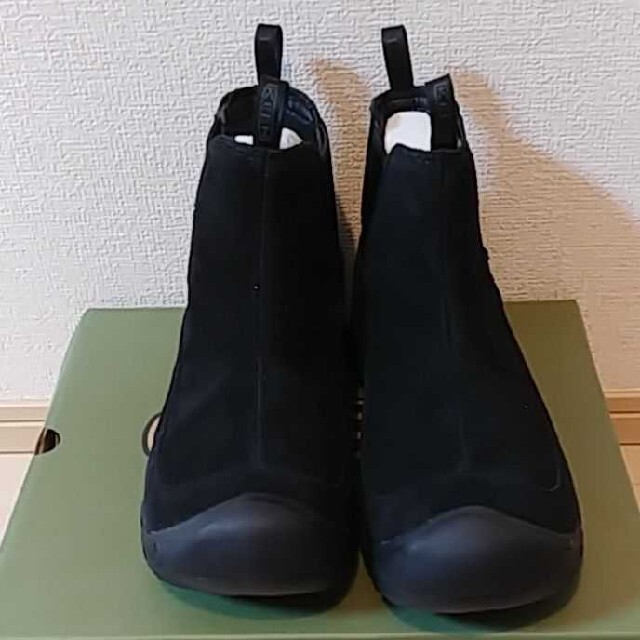 KEEN(キーン)のKEEN キーン　防水　スウェード　サイドゴアブーツ　27cm 黒　ブラック  メンズの靴/シューズ(ブーツ)の商品写真