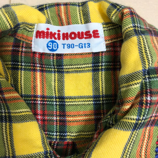 mikihouse(ミキハウス)のミキハウス☆長袖シャツ　90センチ キッズ/ベビー/マタニティのキッズ服男の子用(90cm~)(ジャケット/上着)の商品写真