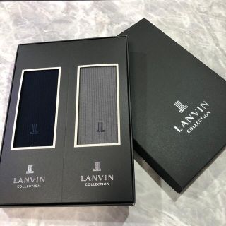 ランバン(LANVIN)のLANVIN ソックス2枚組(ソックス)