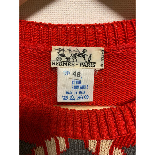 Hermes - HERMES エルメス プルオーバーニットの通販 by lound(火木土