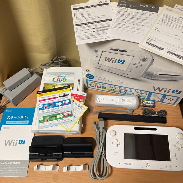 【難有りオマケ付】任天堂 Wii U すぐに遊べるスポーツプレミアムセットニンテンドー