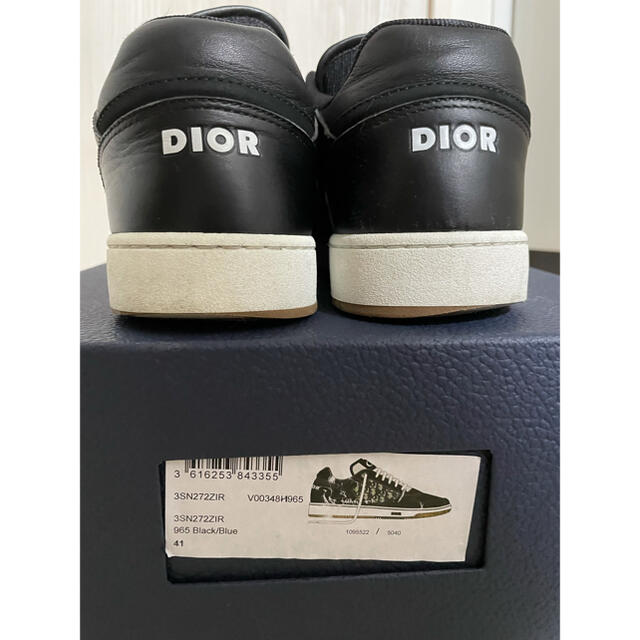 Dior(ディオール)の自身購入 正規品 Dior B27 ブラック ローカット メンズの靴/シューズ(スニーカー)の商品写真