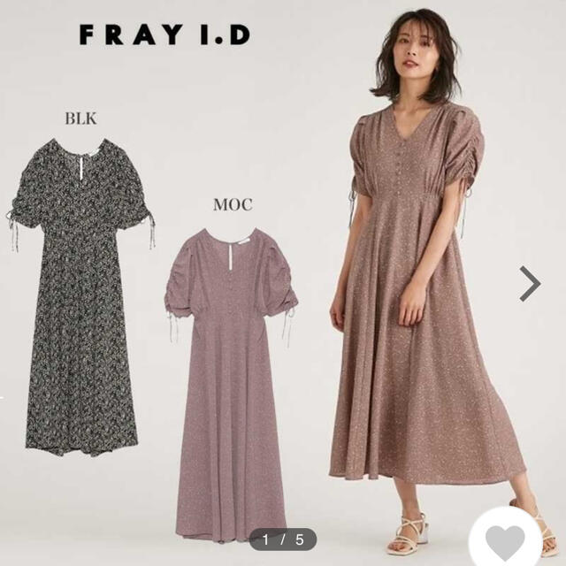 FRAY I.D - FRAYID ジョーゼットクレープワンピースの通販 by ぴ ...