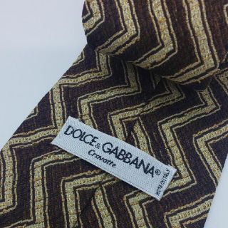 ドルチェアンドガッバーナ(DOLCE&GABBANA)のDOLCE&GABBANA ドルガバ ネクタイ ストライプ(ネクタイ)