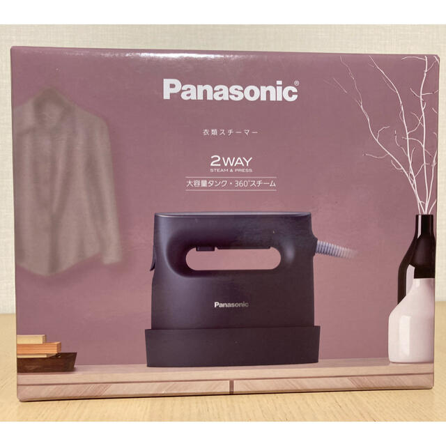 【新品・未使用品】Panasonic 衣類スチーマー NI-CFS770-H