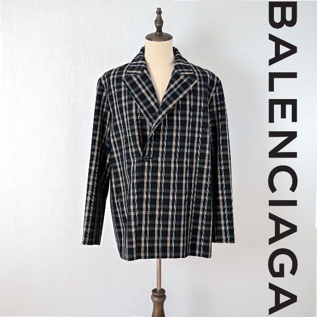 Ba - 新品 BALENCIAGA オーバーサイズ チェック ジャケットの通販 by
