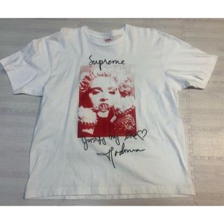 シュプリーム(Supreme)のシュプリームマドンナTシャツ　人気商品　値引きしました(Tシャツ/カットソー(半袖/袖なし))