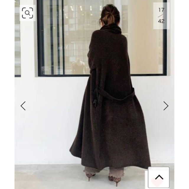 L'Appartement DEUXIEME CLASSE(アパルトモンドゥーズィエムクラス)の☆ Alpaca Long Gown レディースのジャケット/アウター(ロングコート)の商品写真