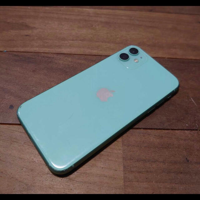 カラー 国内版SIMフリーiPhone11本体64GBグリーンの通販 りょう's shop 【再入荷】 iPhone11 本体 64GB グリーン スマートフォン本体