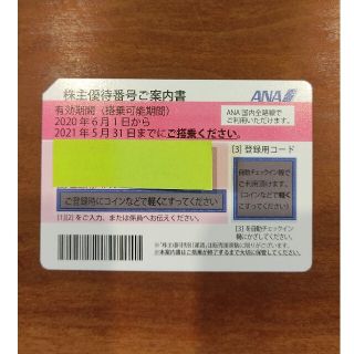 エーエヌエー(ゼンニッポンクウユ)(ANA(全日本空輸))の○ANA 株主優待券 1枚（有効期限2021.11.30迄に延長）(その他)