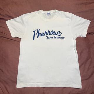 フェローズ(PHERROW'S)の   フェローズ  PHERROW' ロゴ プリント Tシャツ ホワイト 38(Tシャツ/カットソー(半袖/袖なし))