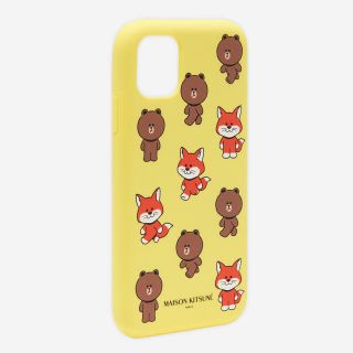 メゾンキツネ(MAISON KITSUNE')のメゾンキツネ  LINEフレンズ iPhoneケース iPhone12(iPhoneケース)