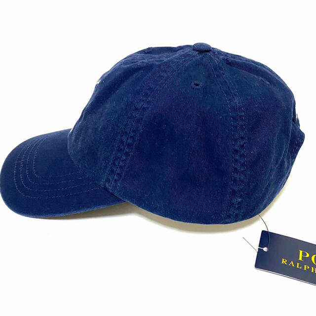 POLO RALPH LAUREN(ポロラルフローレン)の新品 ラルフローレン ビッグポニー キャップ 56cm/ネイビー キッズ/ベビー/マタニティのこども用ファッション小物(帽子)の商品写真