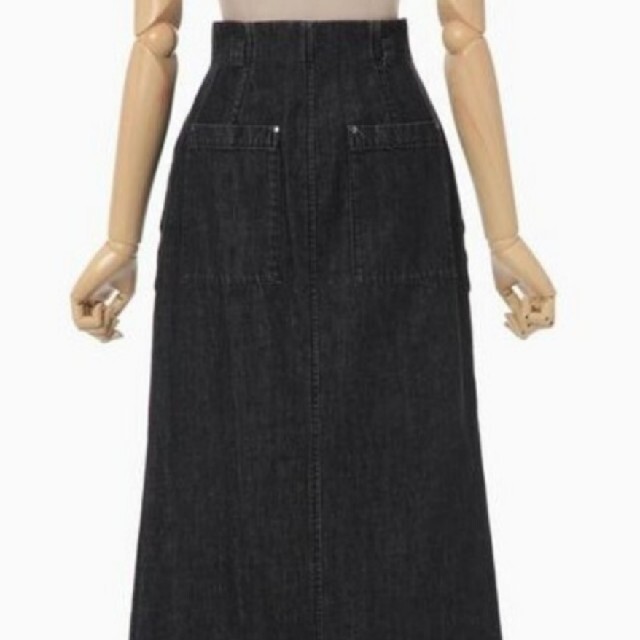 mame kurogouchi EMBROIDERED DENIM SKIRT krzysztofbialy.com
