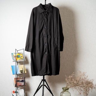 イッセイミヤケ(ISSEY MIYAKE)のme ISSEY MIYAKE ロングコートグレー(チェスターコート)