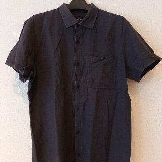 アルマーニエクスチェンジ(ARMANI EXCHANGE)の☆ARMANI EXCHANGE　アルマーニエクスチェンジ　シャツ　黒　XL(シャツ)