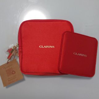 クラランス(CLARINS)のCLARINS ポーチ&ミラーセット(ポーチ)